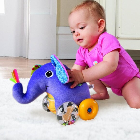 New in Box Lamaze  Push Along Peanut Elephant 9 Months + - Picture 5 of 15